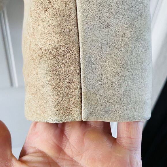 Vintage Tribe America Leathers Western Fringe Warrior Jacket Beaded Bone 6 USA - Picture 15 of 16